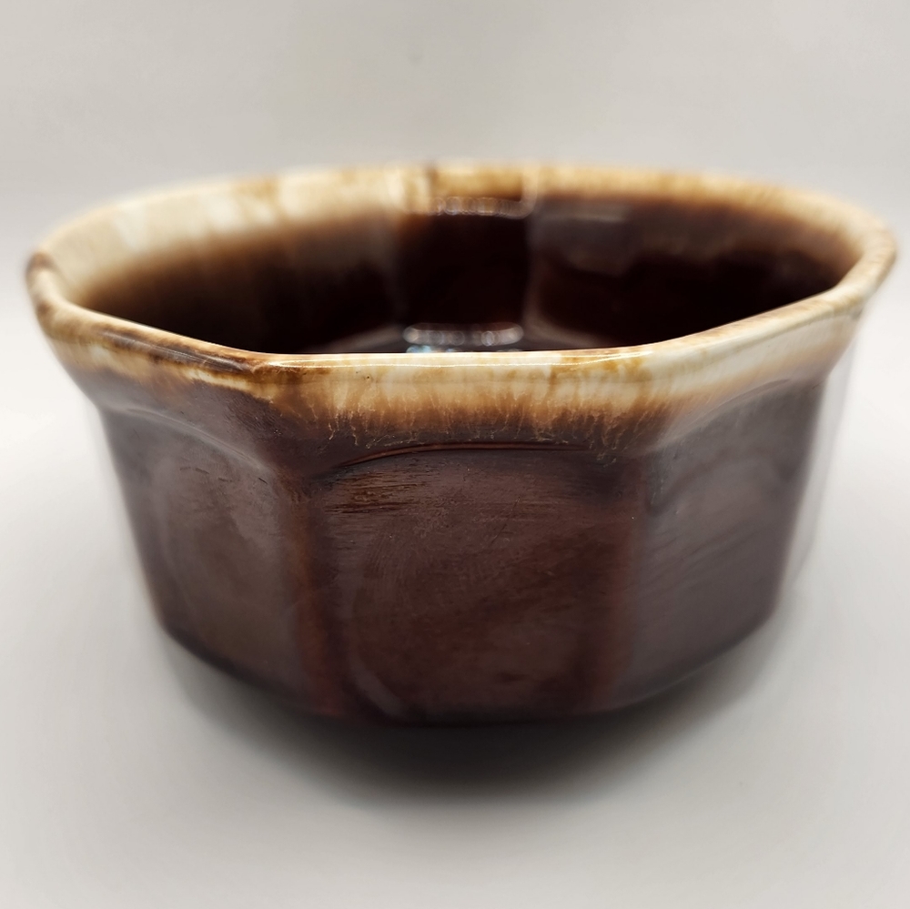 Vintage McCoy Brown Drip Glaze Ovenproof Baking Dish Made in USA - Picture 4 of 9